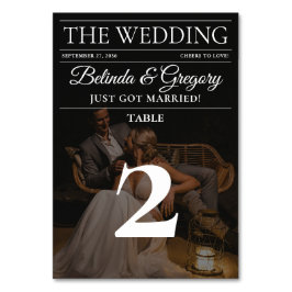 Numeração De Mesa Revista Editorial Fotos Casamento