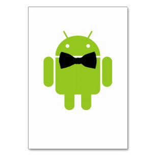 Numeração De Mesa Robô de Androide Verde Atyre Formal
