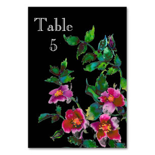 Numeração De Mesa Rosa de Vintage