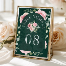 Rosa Flores de Eucalipto Verde Esmeralda Casamento