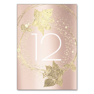 Numeração De Mesa Rosa Rosa Rosa Rosa Rosa Rosa Cinza Dourada Rua Ve