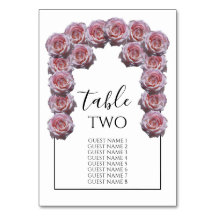 Rosas claro Rosas Nomes de Convidado