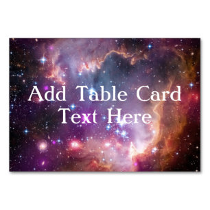 Numeração De Mesa Roxo Espacial Exterior Galáctico