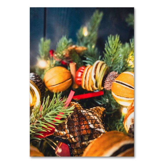 Numeração De Mesa Rua de Natal (Frente)