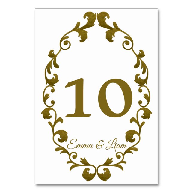 Numeração De Mesa Rustic Mexican Wedding Table Number Card (Frente)