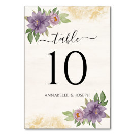 Numeração De Mesa Rustic Summer aesthetic Wildflower Wedding