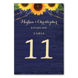 Numeração De Mesa Rústica Marinho Madeira Corda Luz Girassol Casamen