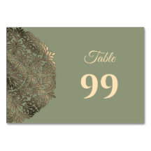 Sage Green e Dourado Casamento Elegante Luxo