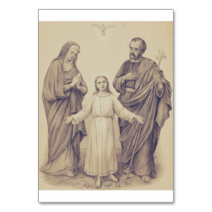 Numeração De Mesa Sagrada Família Jesus, Virgem Maria e São José
