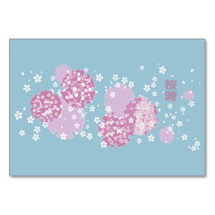 Numeração De Mesa Sakura, Cherry Blossom