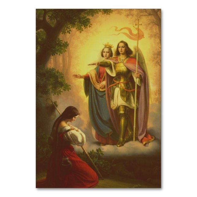 Numeração De Mesa Santa Joana d'Arc (Frente)