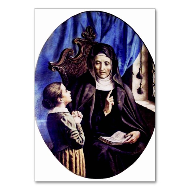 Numeração De Mesa Santo Angela Merici Virgem e Encontro (Frente)