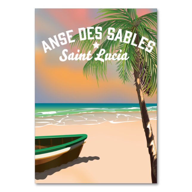 Numeração De Mesa Santo Anse Des Sables Lúcia (Frente)