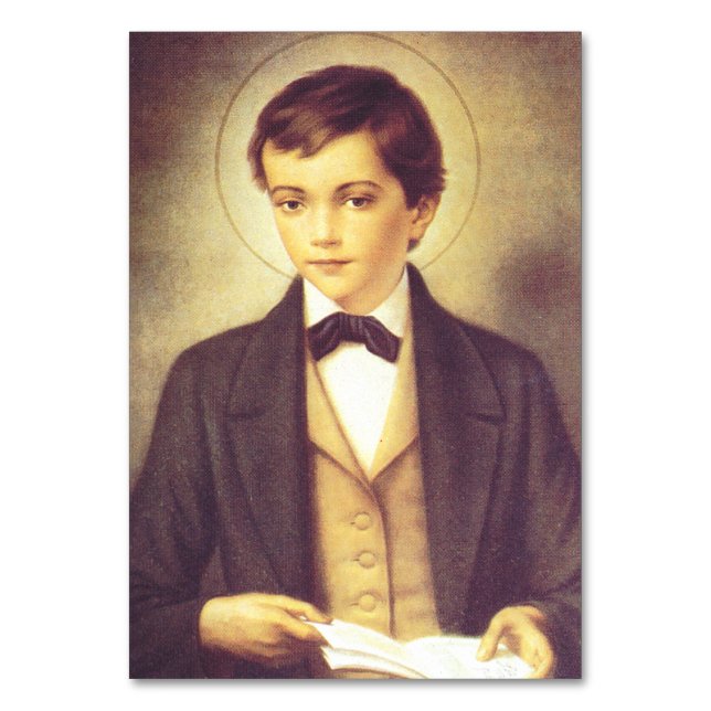 Numeração De Mesa Santo Dominic Savio estudante de John Bosco (Frente)