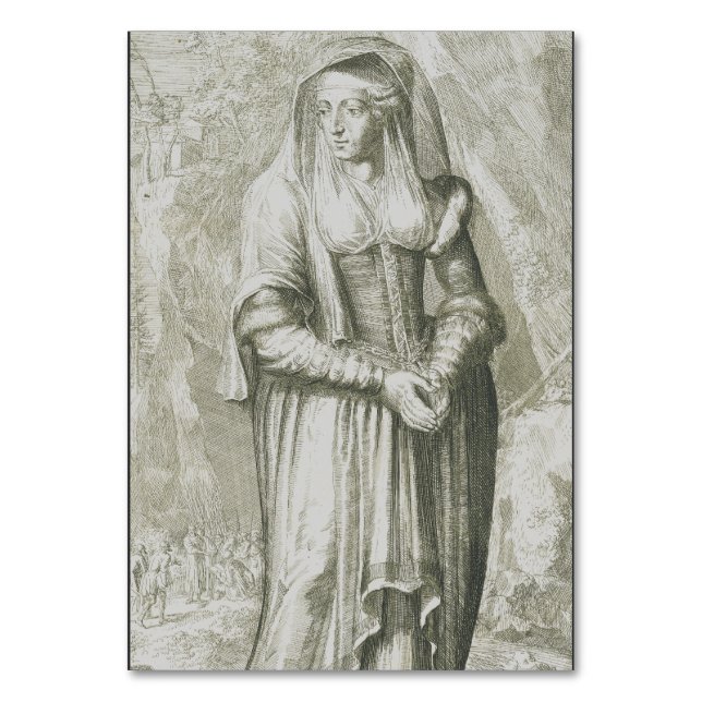 Numeração De Mesa Santo Hildegard de Bingen (Frente)