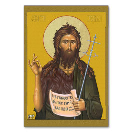 Numeração De Mesa Santo John, ícone de oração