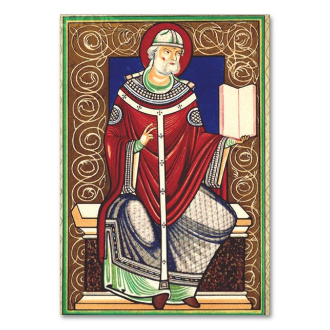 Numeração De Mesa Santo Papa Gregório o Excelente (Frente)