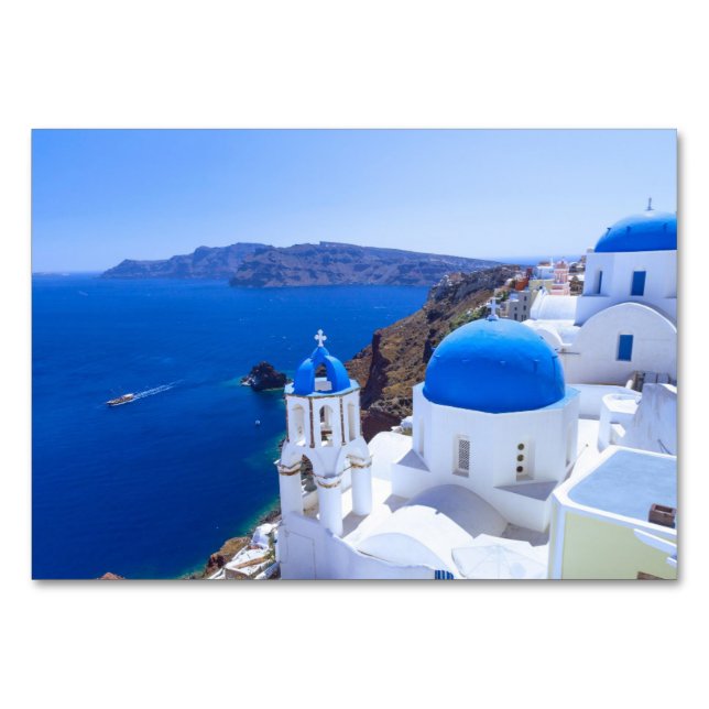 Numeração De Mesa Santorini (Frente)