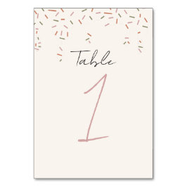 Numeração De Mesa Scooped Up