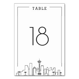 Numeração De Mesa Seattle, Ohio Wedding | Número do quadro