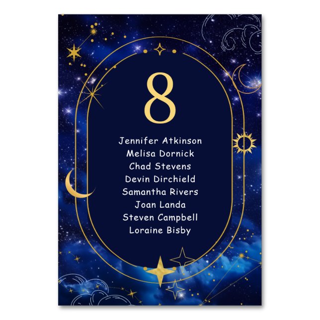 Numeração De Mesa Sessão de casamento Elegante azul celeste (Frente)