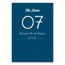 Numeração De Mesa Simplesmente Moderno, Trendy Wedding