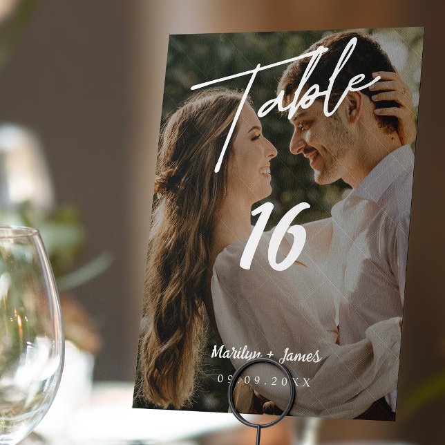 Numeração De Mesa Simplicidade Elegante: Foto em Striped Diagonal Mo (Criador carregado)