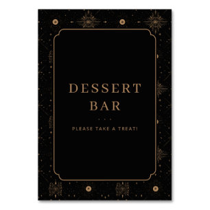 Numeração De Mesa Sinal de Barra de Sobremesa Dourado Elegante
