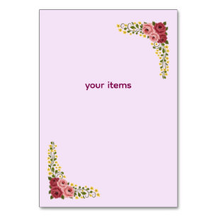 Numeração De Mesa Sinal de Tente de Mesa