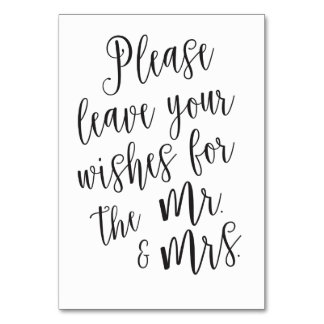 Numeração De Mesa Sinal do Livro Convidado