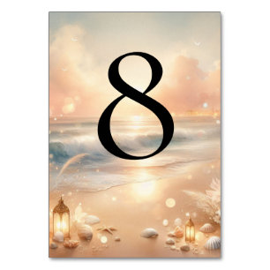 Numeração De Mesa Sonhos Sparkle e Sunset