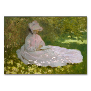 Numeração De Mesa Springtime Claude Monet