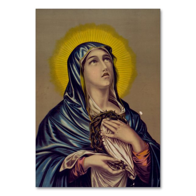 Numeração De Mesa Stabat Mater Nossa Senhora das Dores (Frente)