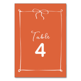 Numeração De Mesa Sunset Letreiro Italiano Whimsical com Casamento d