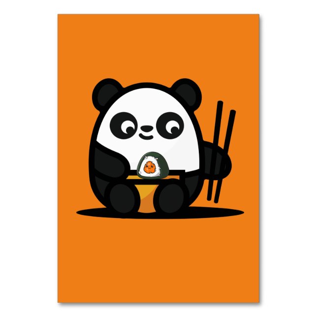 Numeração De Mesa Sushi Panda (Frente)