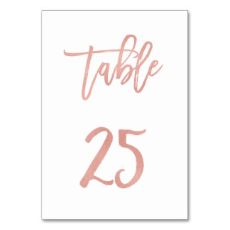 Numeração De Mesa Tabela de Casamento Dourado de Rosa de Fairytale M