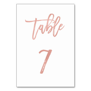 Numeração De Mesa Tabela de Casamento Dourado do Rosa de Fairytale M