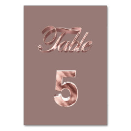Numeração De Mesa Tabela de Convidados de Festa Dourada Elegante de 