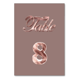 Numeração De Mesa Tabela de Convidados de Festa Dourada Elegante de 