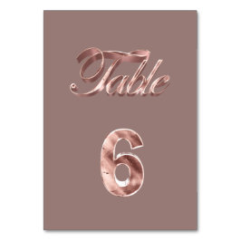 Numeração De Mesa Tabela de Convidados de Festa Dourada Elegante de 