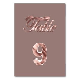 Numeração De Mesa Tabela de Convidados de Festa Dourada Elegante de 