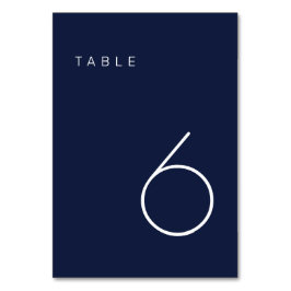 Numeração De Mesa Tabela de Números de Tabela Branca e Marinho Minim