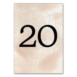 Numeração De Mesa Tabelas de Pequeno Casal Spooky Número 20