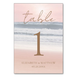 Numeração De Mesa Table Card