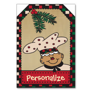 Numeração De Mesa Tag enorme do presente do pão-de-espécie