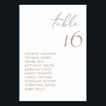Numeração De Mesa Taupe Modern Manuscrito Casamento de Script Manusc<br><div class="desc">Esta placa moderna de números de tabela apresenta um roteiro escrito à mão e uma tipografia minimalista. Personalize adicionando seus detalhes. Esta mesa personalizada é perfeita para casamentos,  chás de panela,  chás de fraldas e outros eventos.</div>