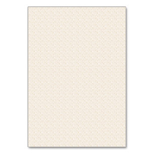 Numeração De Mesa Tecido bege com um padrão sutil e repetitivo de pe