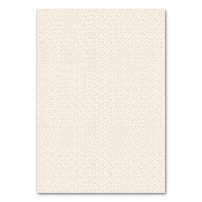 Numeração De Mesa Tecido bege com um padrão sutil e repetitivo de pe (Frente)