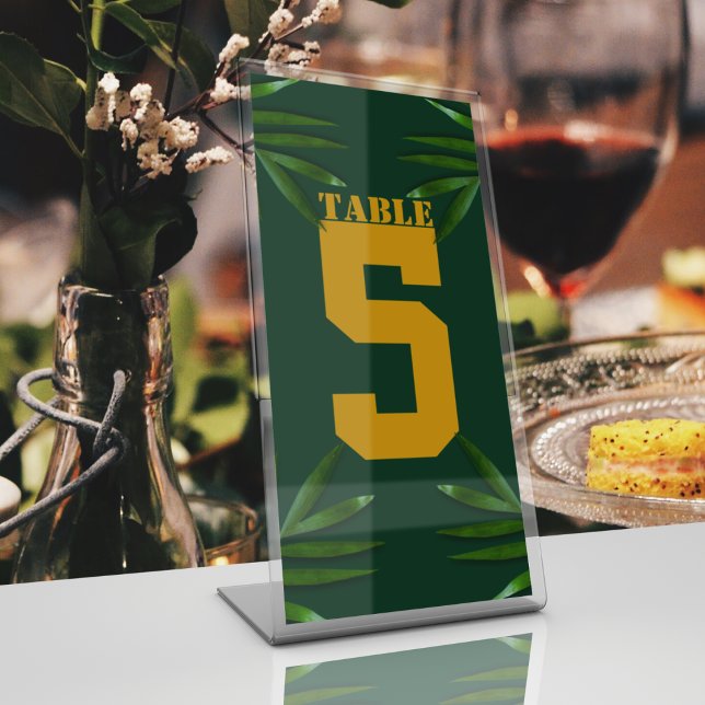 Numeração De Mesa Tema Rico (place these number cards on the table to help your guests)