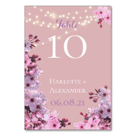 Numeração De Mesa Tema Sakura